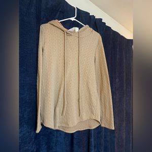 Boutique brown and multi colored Hoodie size Medium.